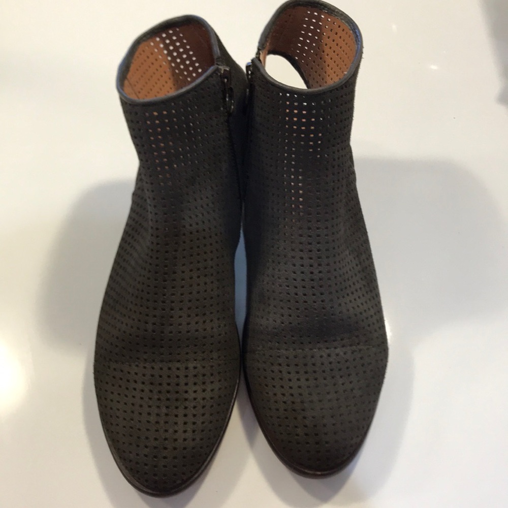 Ankle suede booties - Anthropologie